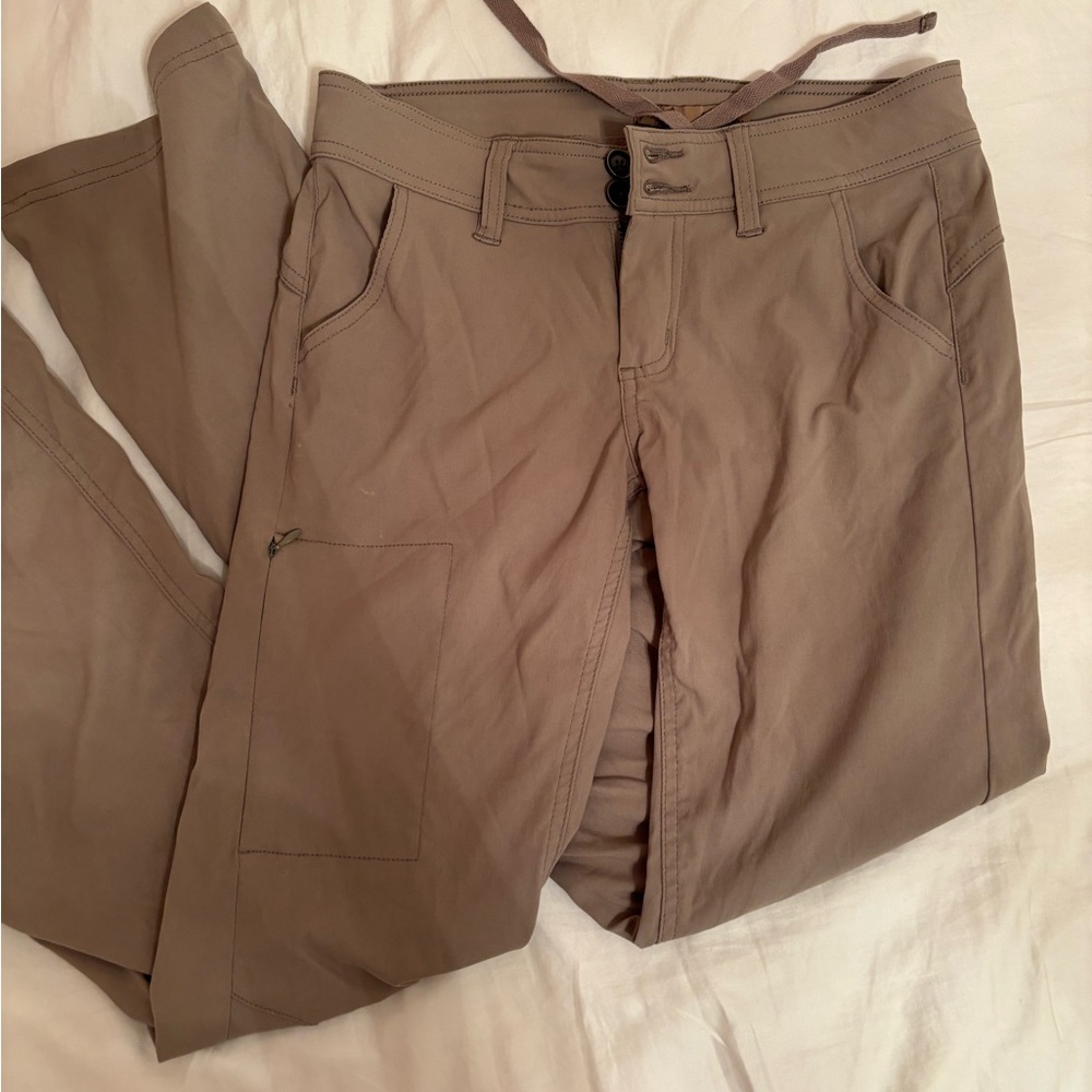 PrAna Perfect Condition Tan Hiking Pants